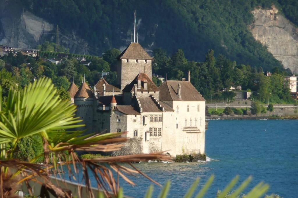 Studio Vue Panoramique Sur Le Lac Leman Veytaux 外观 照片